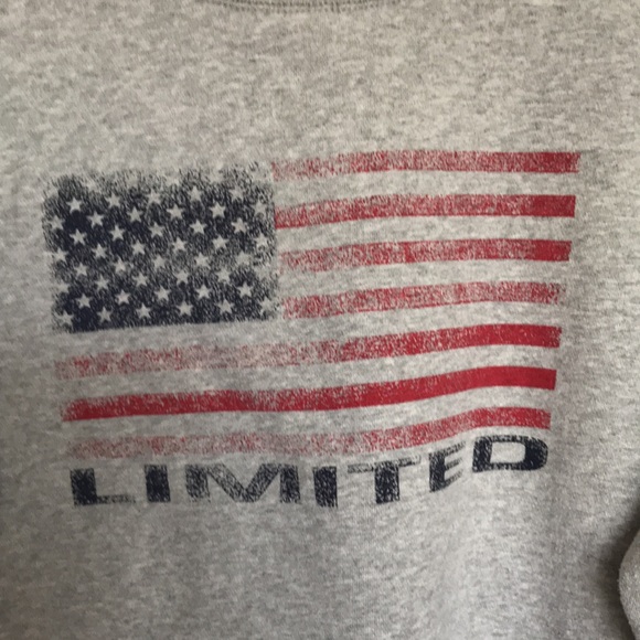 The Limited Freestyle USA Flag Sweatshirt Size L - Picture 3 of 5